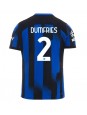 Inter Milan Denzel Dumfries #2 Domácí Dres 2023-24 Krátký Rukáv